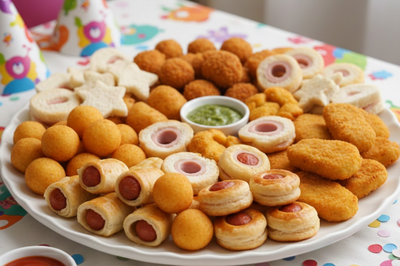 Kit de Salgados Ideal para Encantar Festas Infantis com Sabor e Qualidade